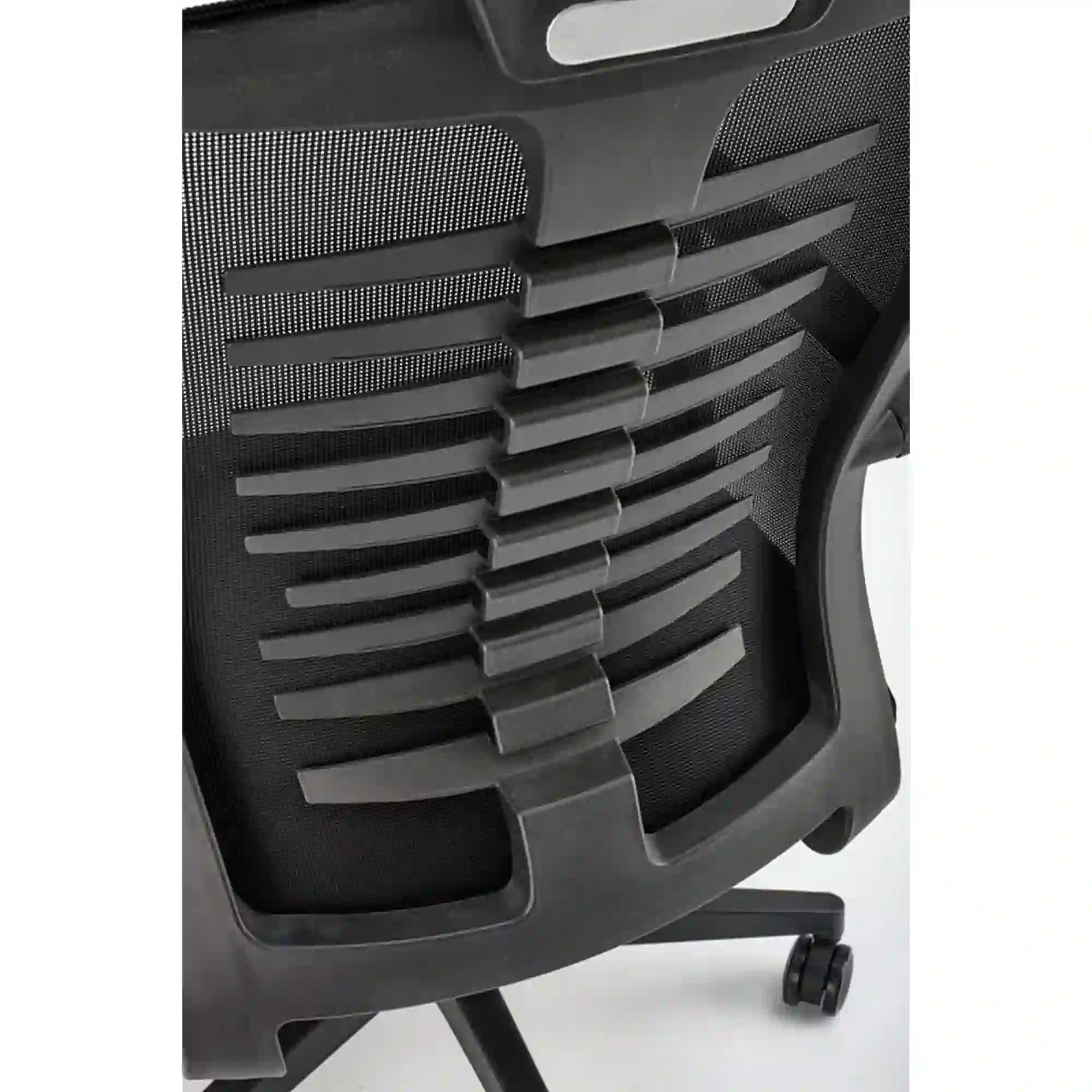 Scaun birou FABIO, negru, stofa clasica, 60x62x118/128 cm