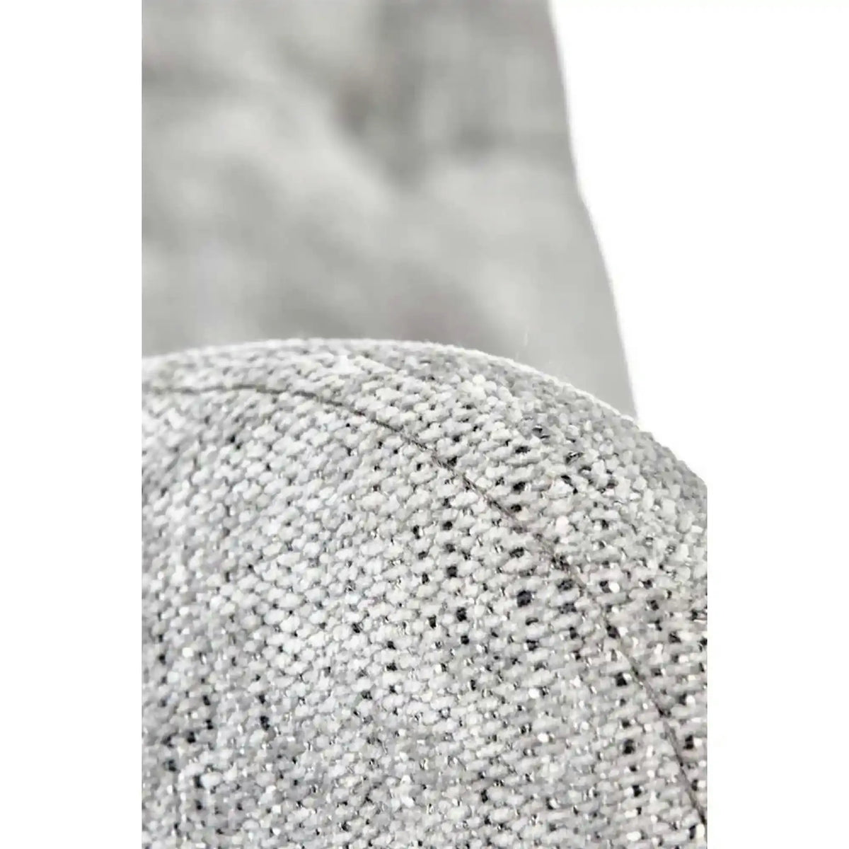 Scaun birou FLORES, gri deschis, stofa clasica/metal, 59x70x92/102 cm