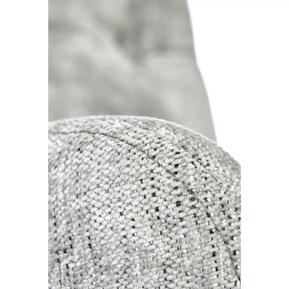 Scaun birou FLORES, gri deschis, stofa clasica/metal, 59x70x92/102 cm