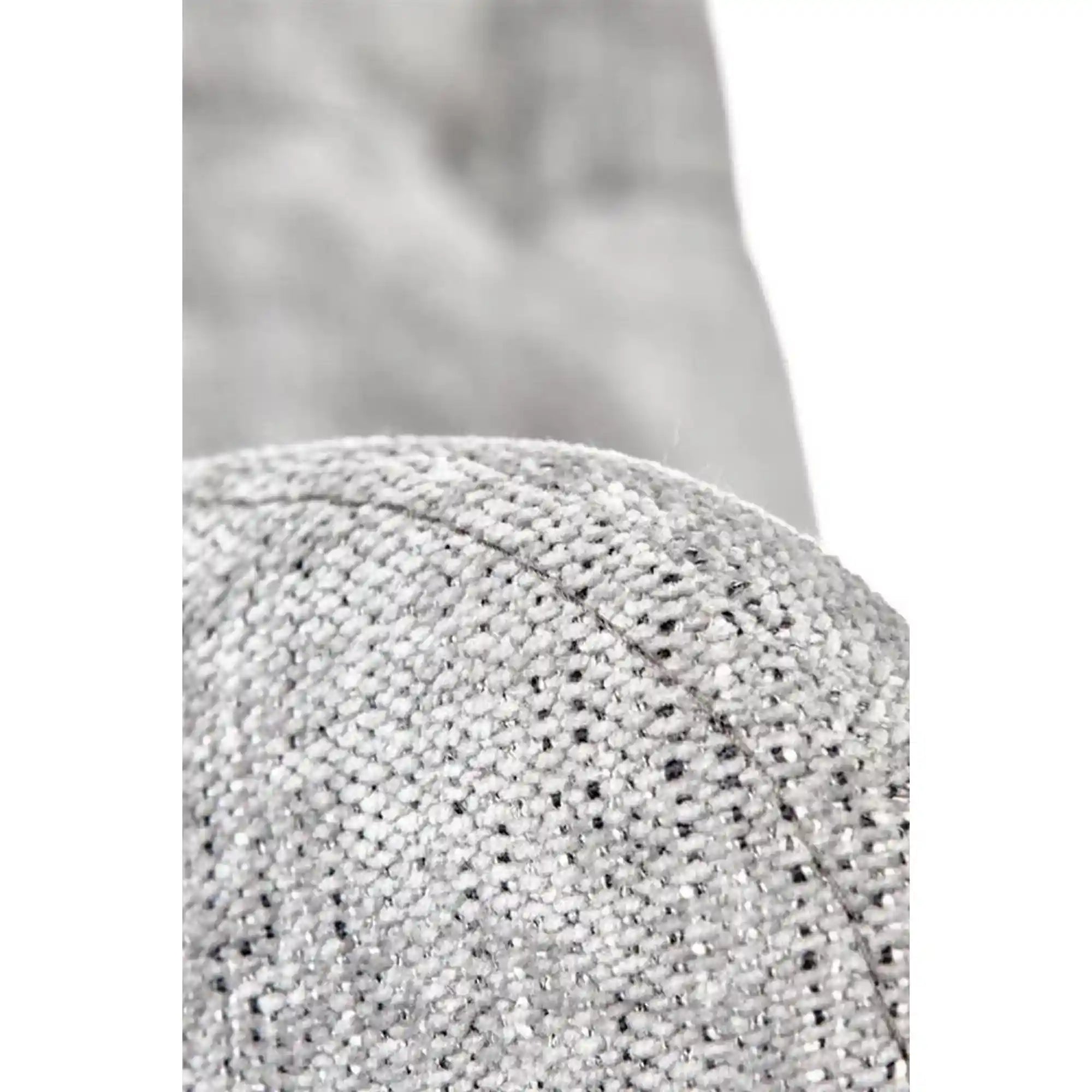 Scaun birou FLORES, gri deschis, stofa clasica/metal, 59x70x92/102 cm