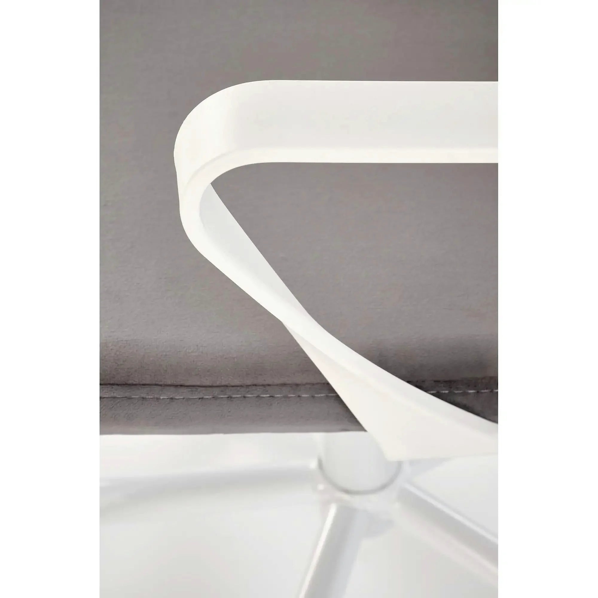 Scaun birou FRODO, gri/alb, stofa catifelata/plasa, 50x51x88/100 cm