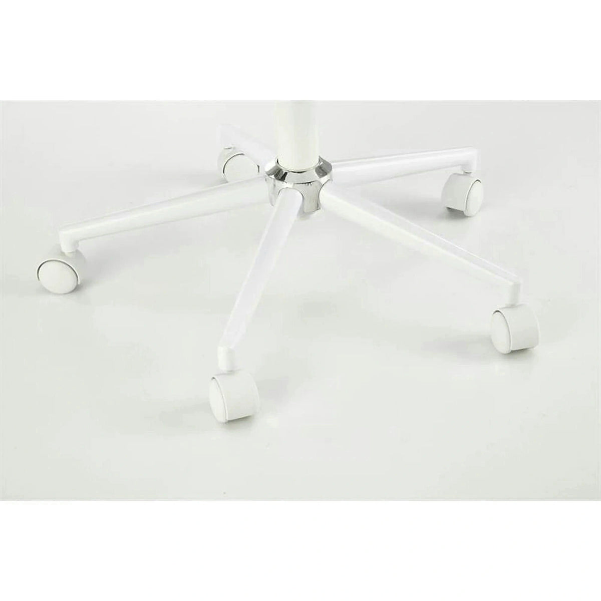 Scaun birou GASLY, alb, piele ecologica, 62x64x80/92 cm