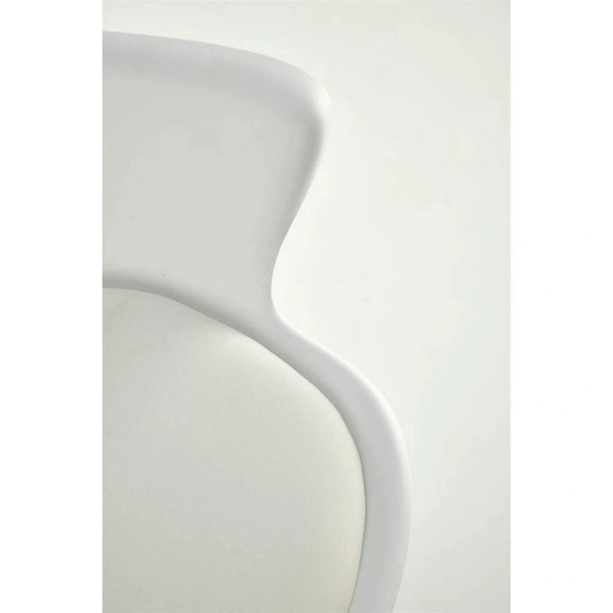 Scaun birou GASLY, alb, piele ecologica, 62x64x80/92 cm