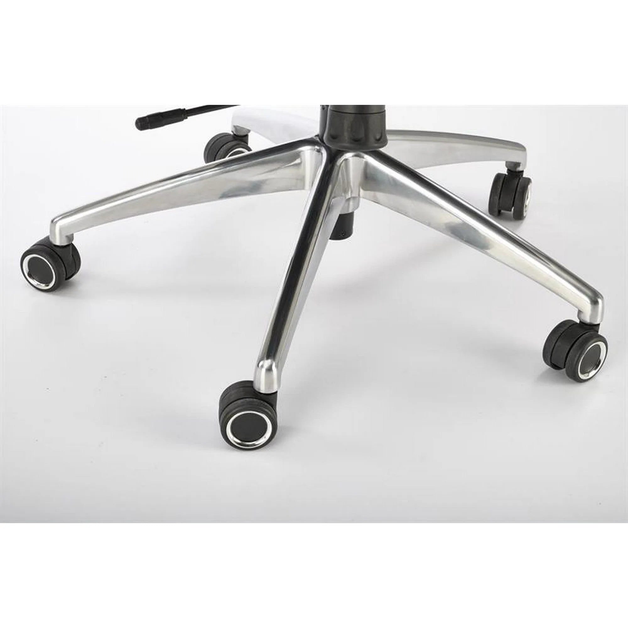 Scaun birou GILBERTO, negru/crom, stofa clasica/metal, 70x64x121/129 cm