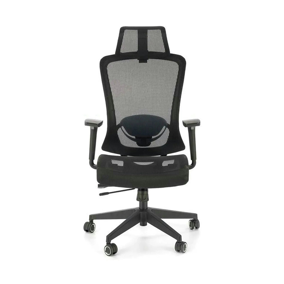 Scaun birou GOLIAT, negru, stofa clasica, 63x63x125 cm