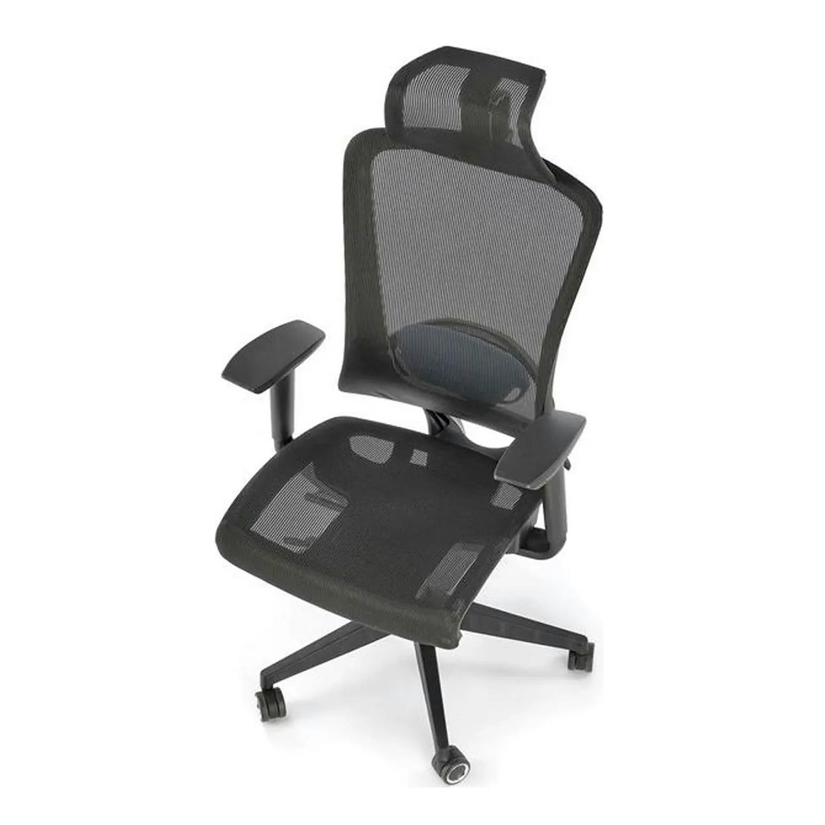 Scaun birou GOLIAT, negru, stofa clasica, 63x63x125 cm