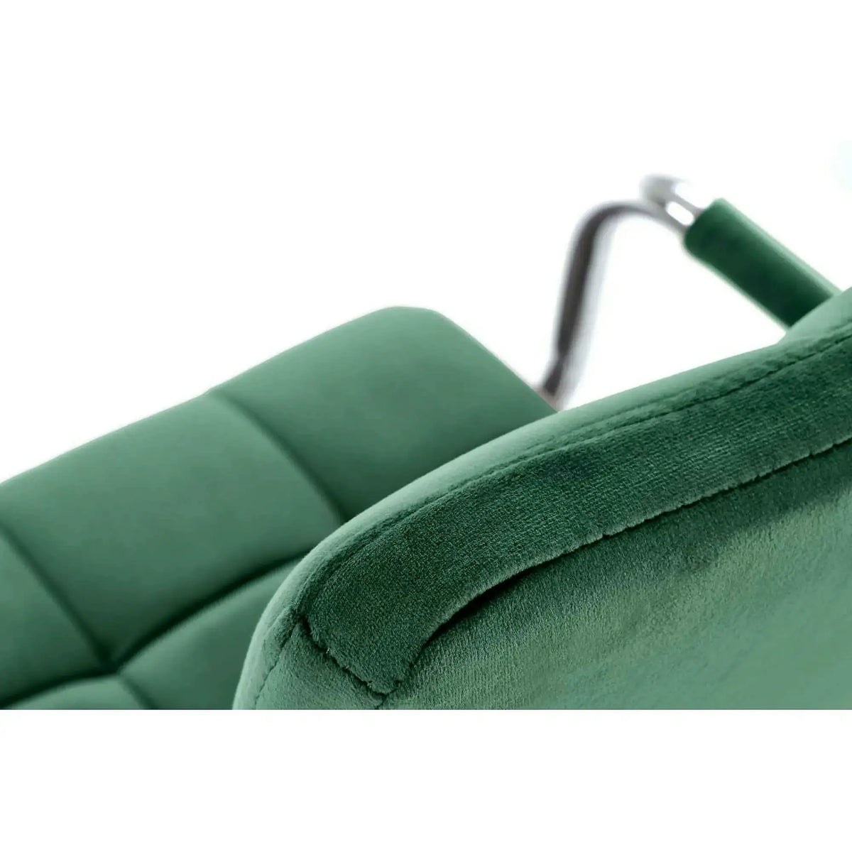 Scaun birou GONZO 4, verde, stofa catifelata, 60x53x93/105 cm