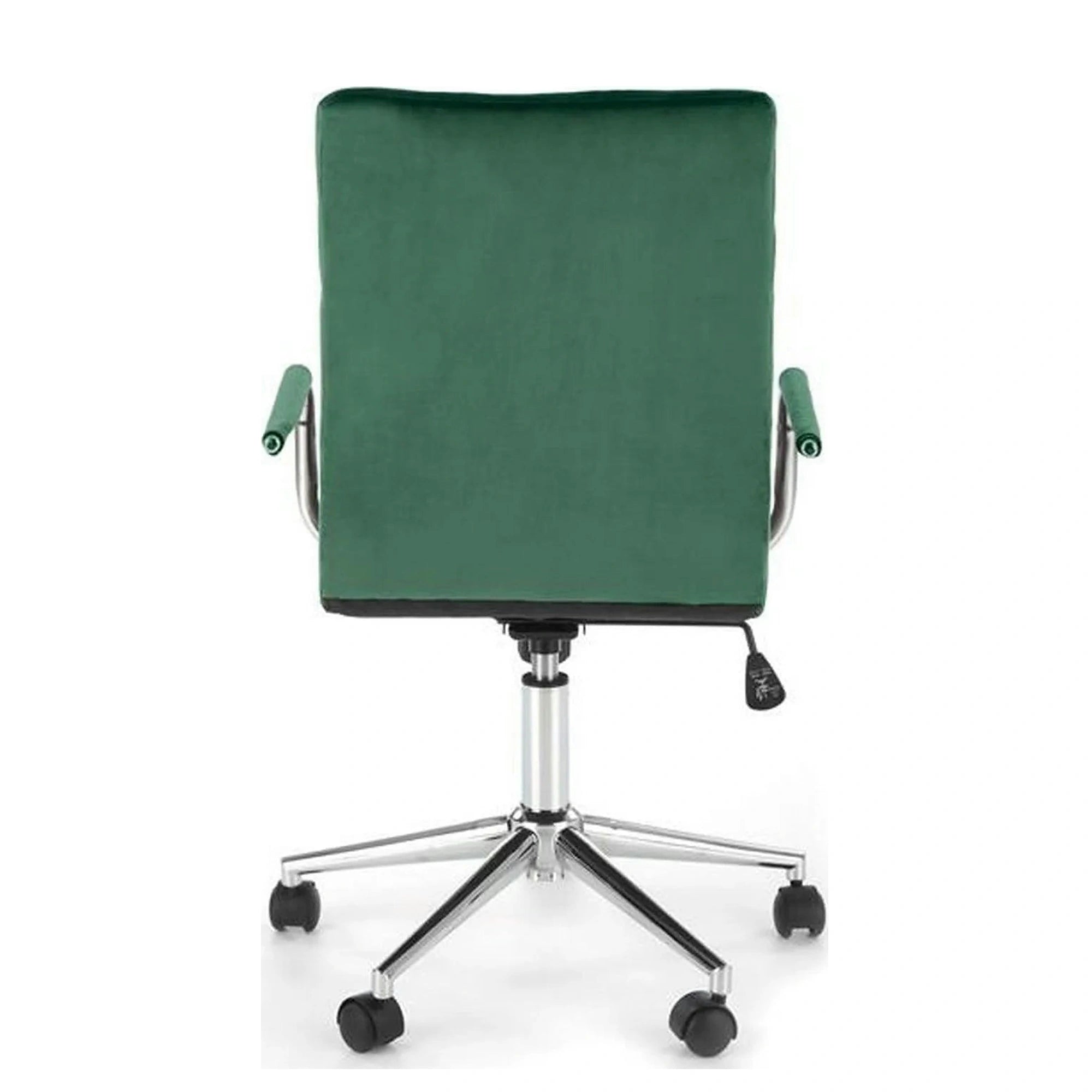 Scaun birou GONZO 4, verde, stofa catifelata, 60x53x93/105 cm