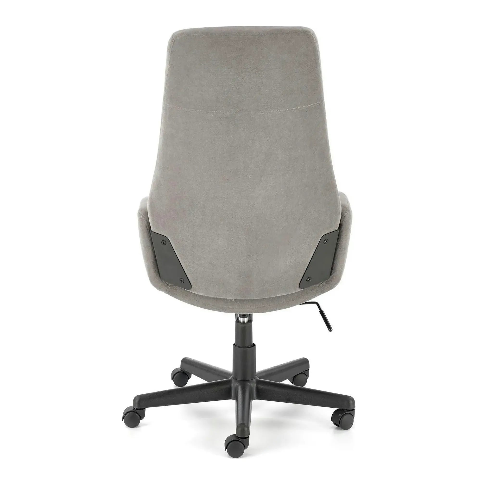 Scaun birou HARPER, gri/negru, stofa clasica/metal, 62x70x113/123 cm