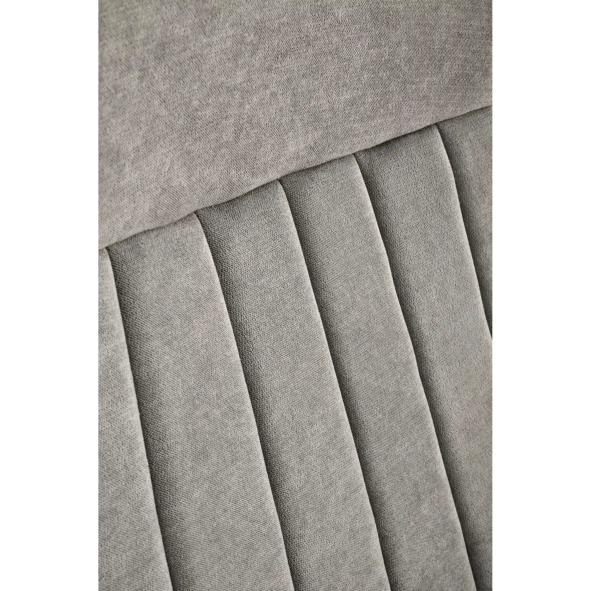 Scaun birou HARPER, gri/negru, stofa clasica/metal, 62x70x113/123 cm