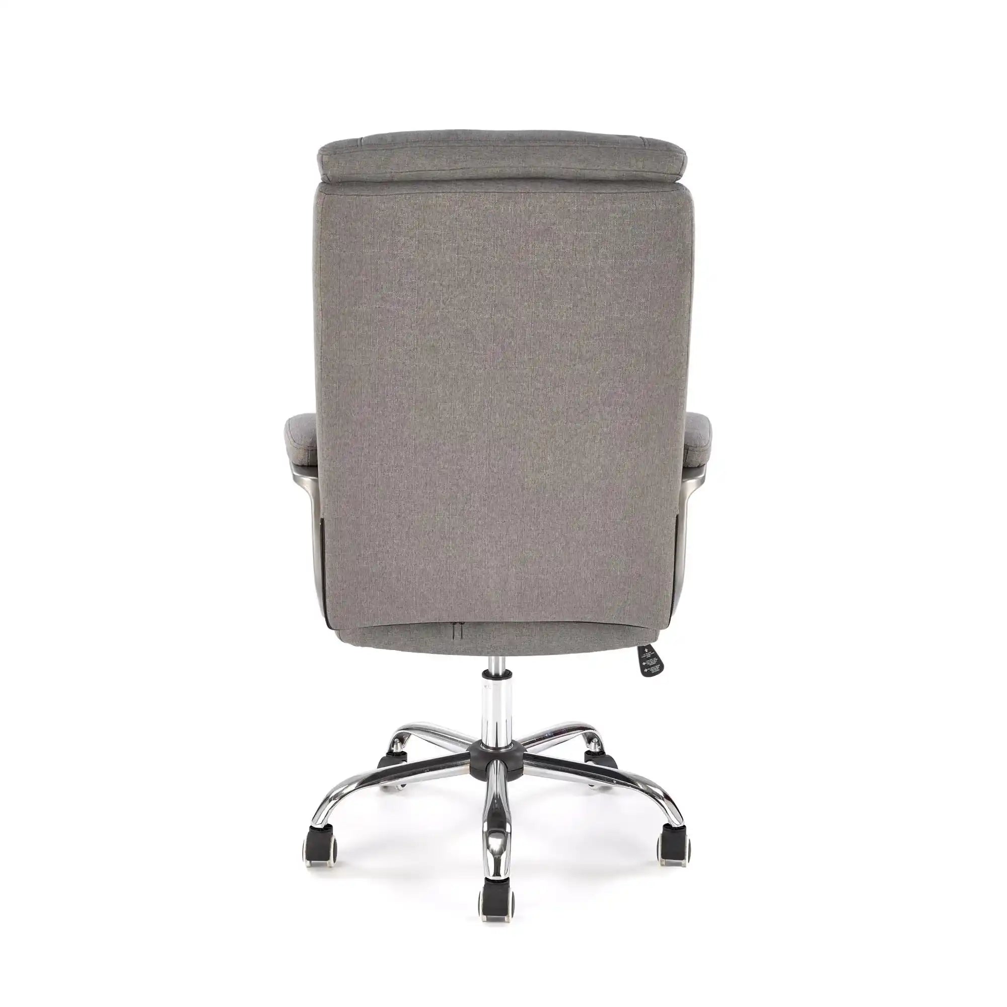 Scaun birou HELDER 2, gri, stofa clasica/metal, 66x71x113/120 cm