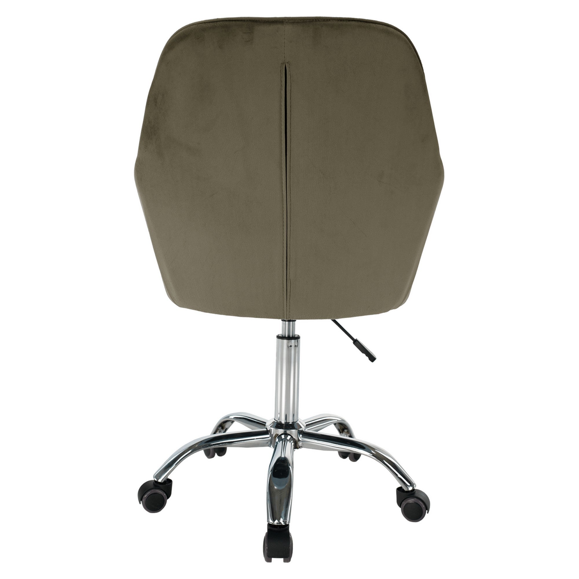 Scaun birou KLIAN, maro/crom, stofa catifelata/metal, 59x61x101 cm