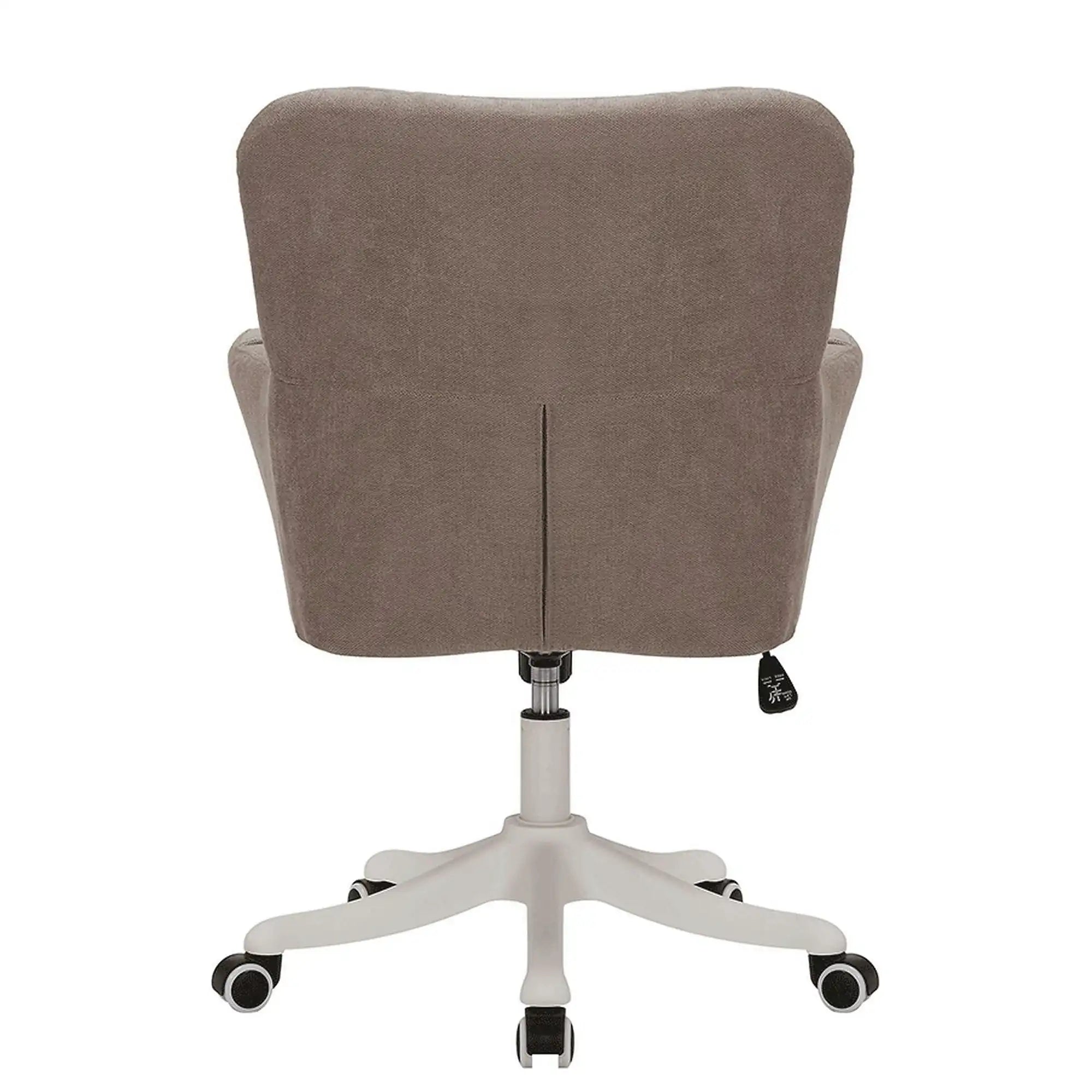 Scaun birou LOREL, grej, stofa clasica/metal, 64x67x90/100 cm