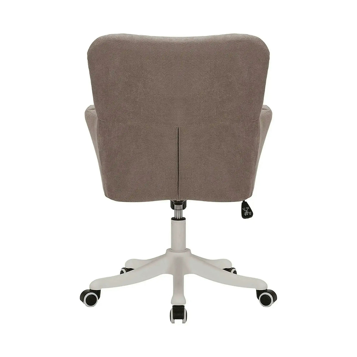 Scaun birou LOREL, grej, stofa clasica/metal, 64x67x90/100 cm