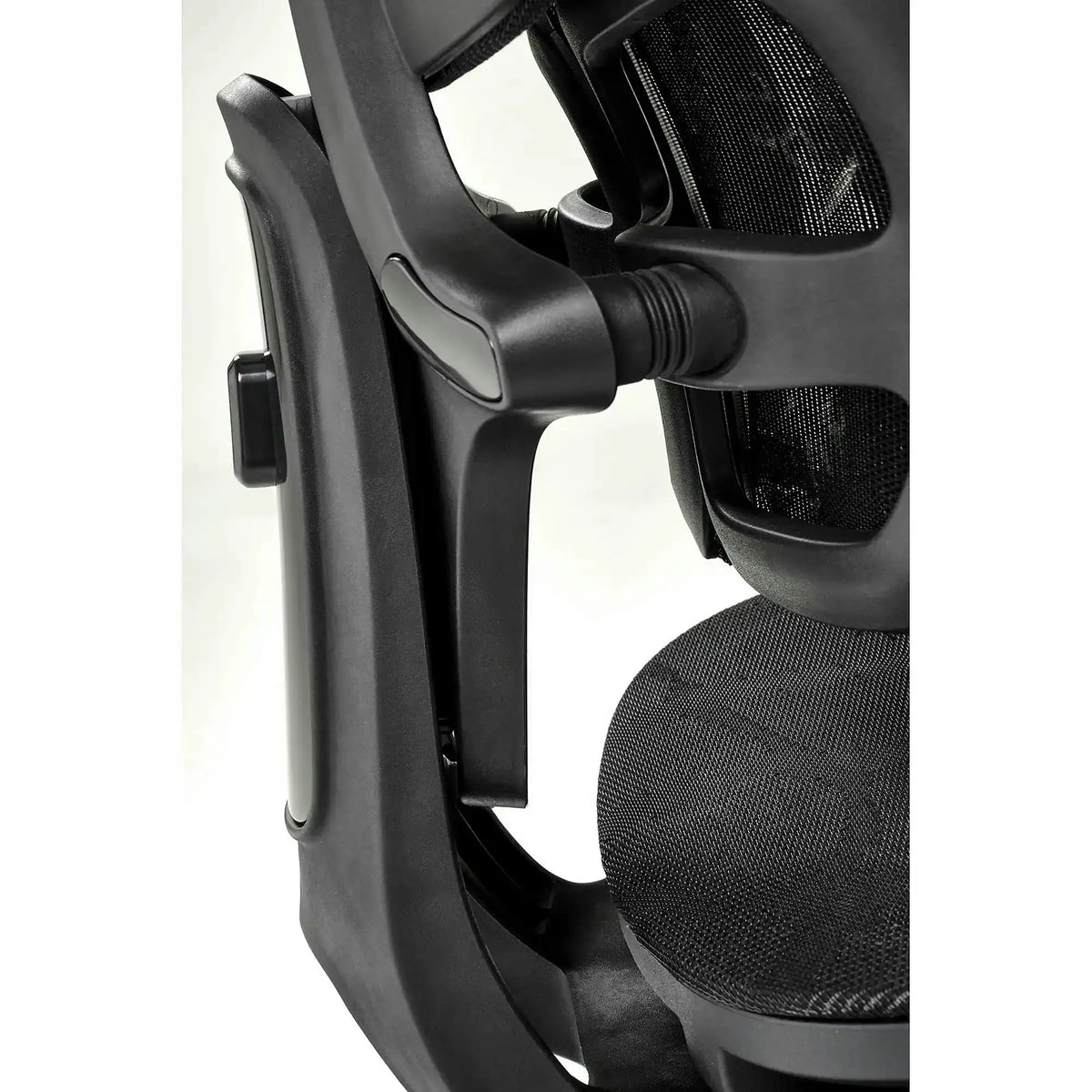 Scaun birou MACAR, negru, stofa clasica/plasa, 71x69x127-133 cm