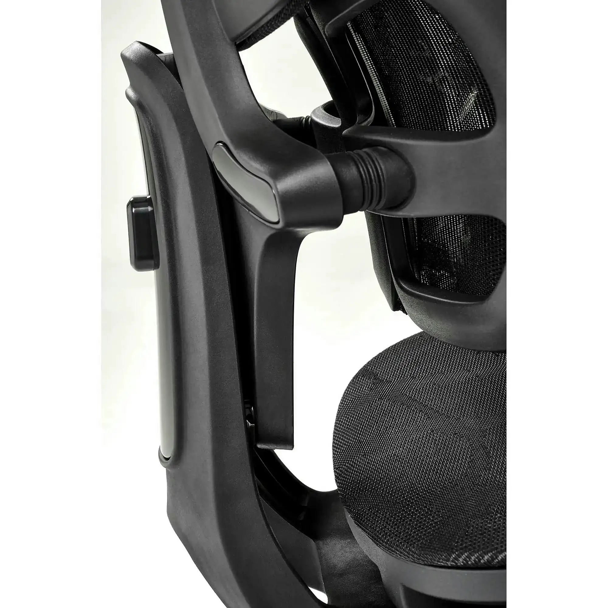 Scaun birou MACAR, negru, stofa clasica/plasa, 71x69x127-133 cm