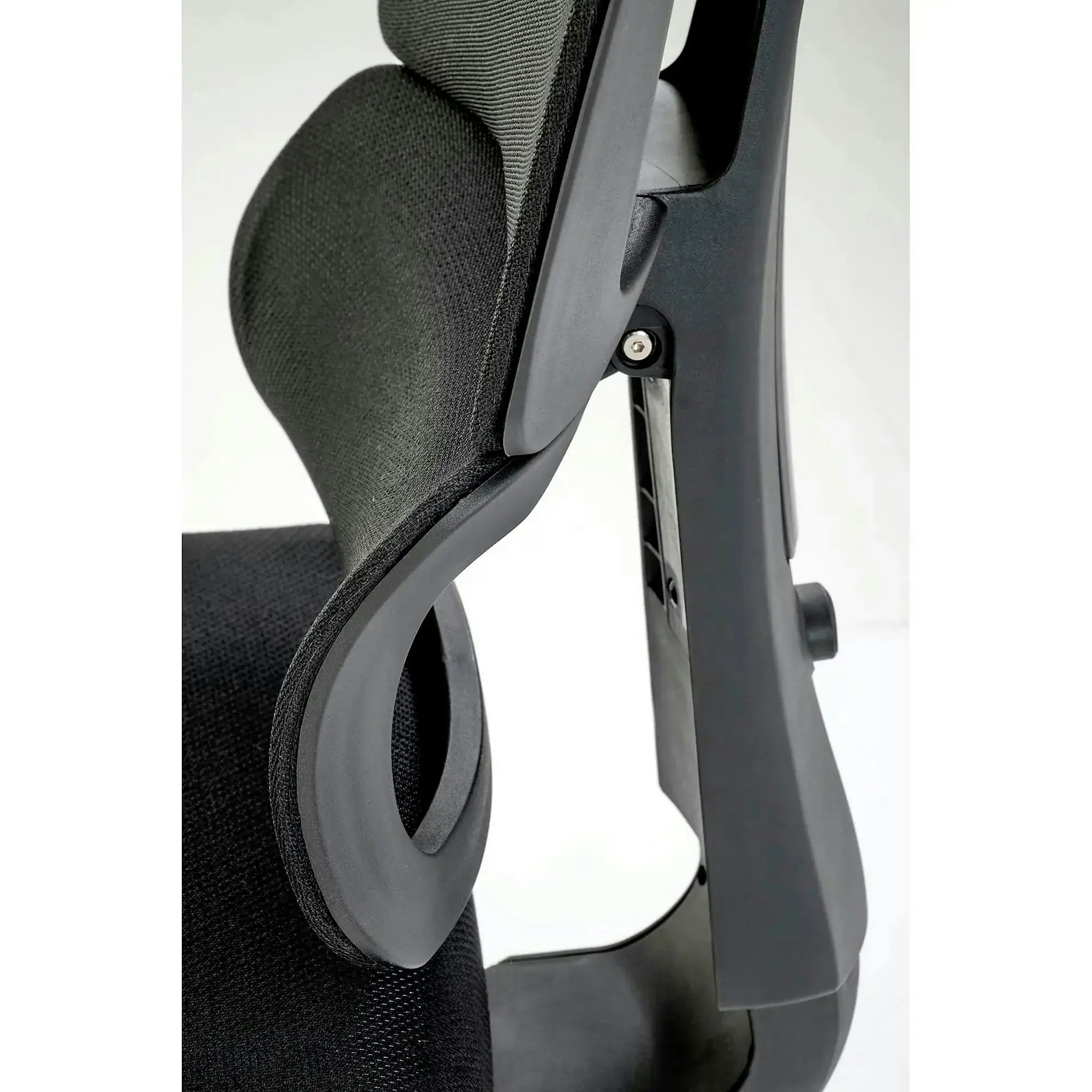 Scaun birou MARCUS, negru, plasa/metal, 65x64x121/140 cm