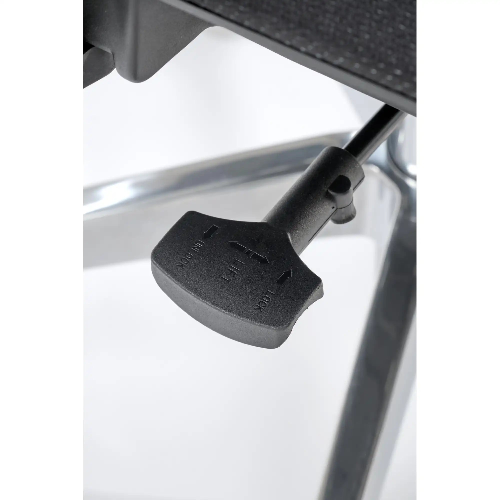 Scaun birou MARCUS, negru, plasa/metal, 65x64x121/140 cm