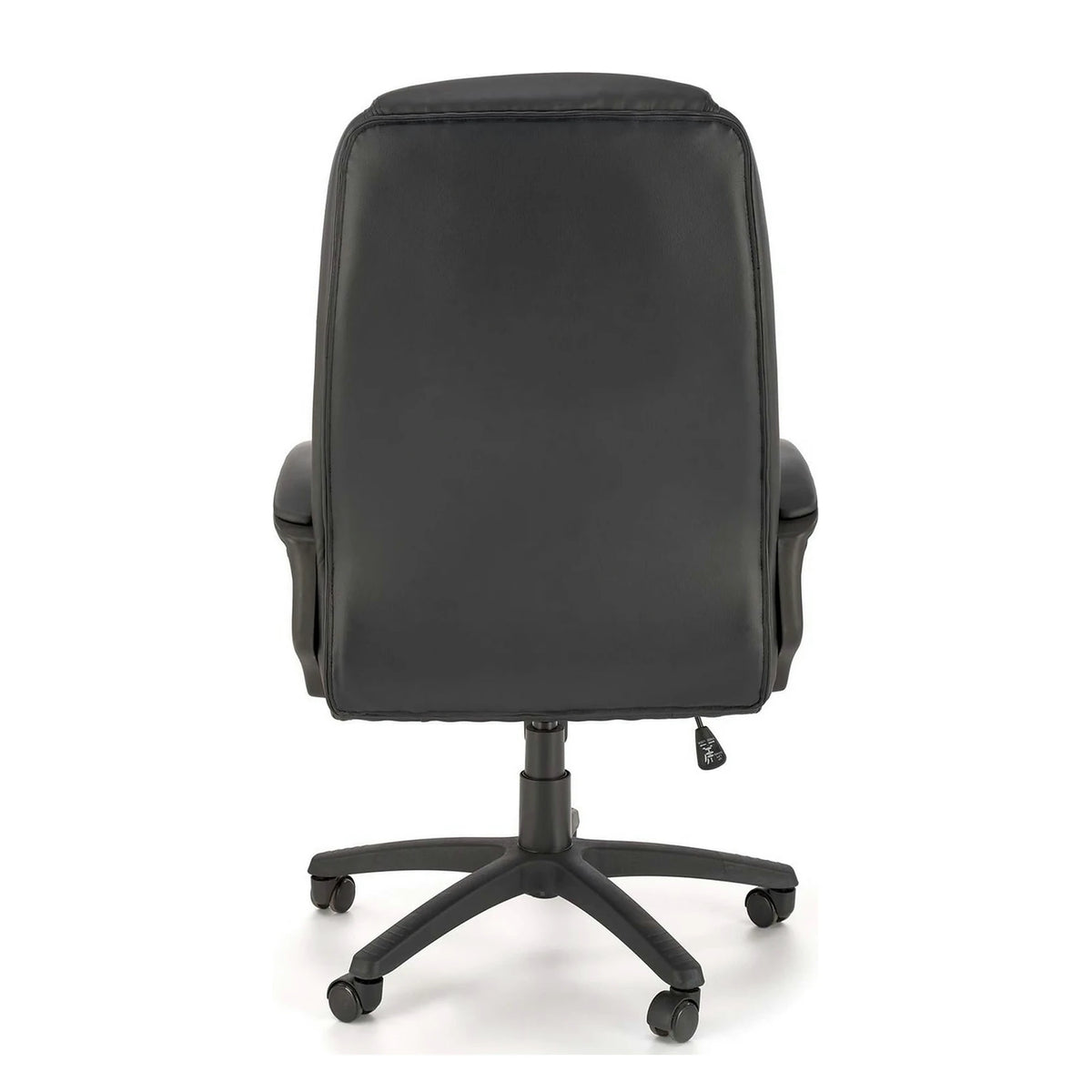 Scaun birou MARIO, negru, piele ecologica, 67x75x114/124 cm