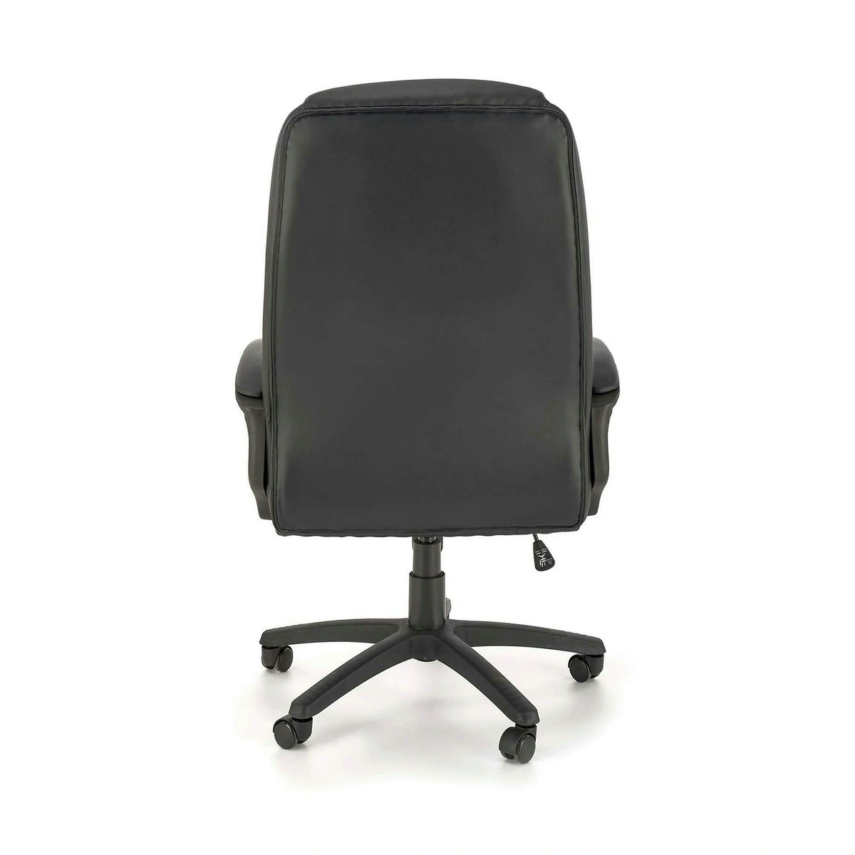 Scaun birou MARIO, negru, piele ecologica, 67x75x114/124 cm