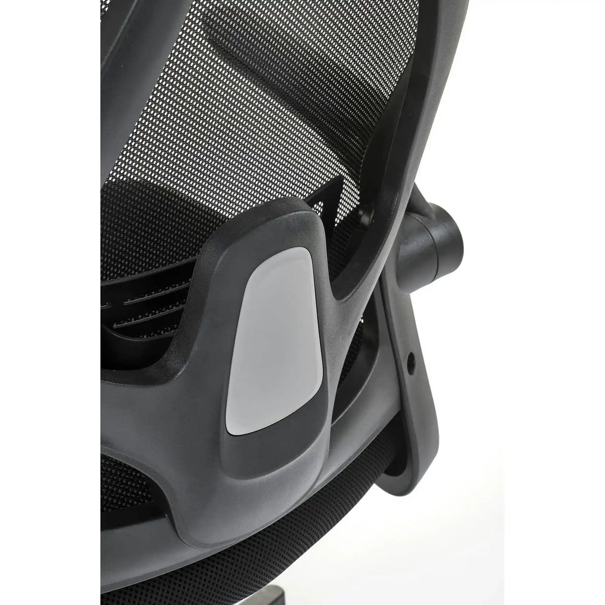 Scaun birou NEGRO, negru, plasa/panza, 59x63x123/130 cm