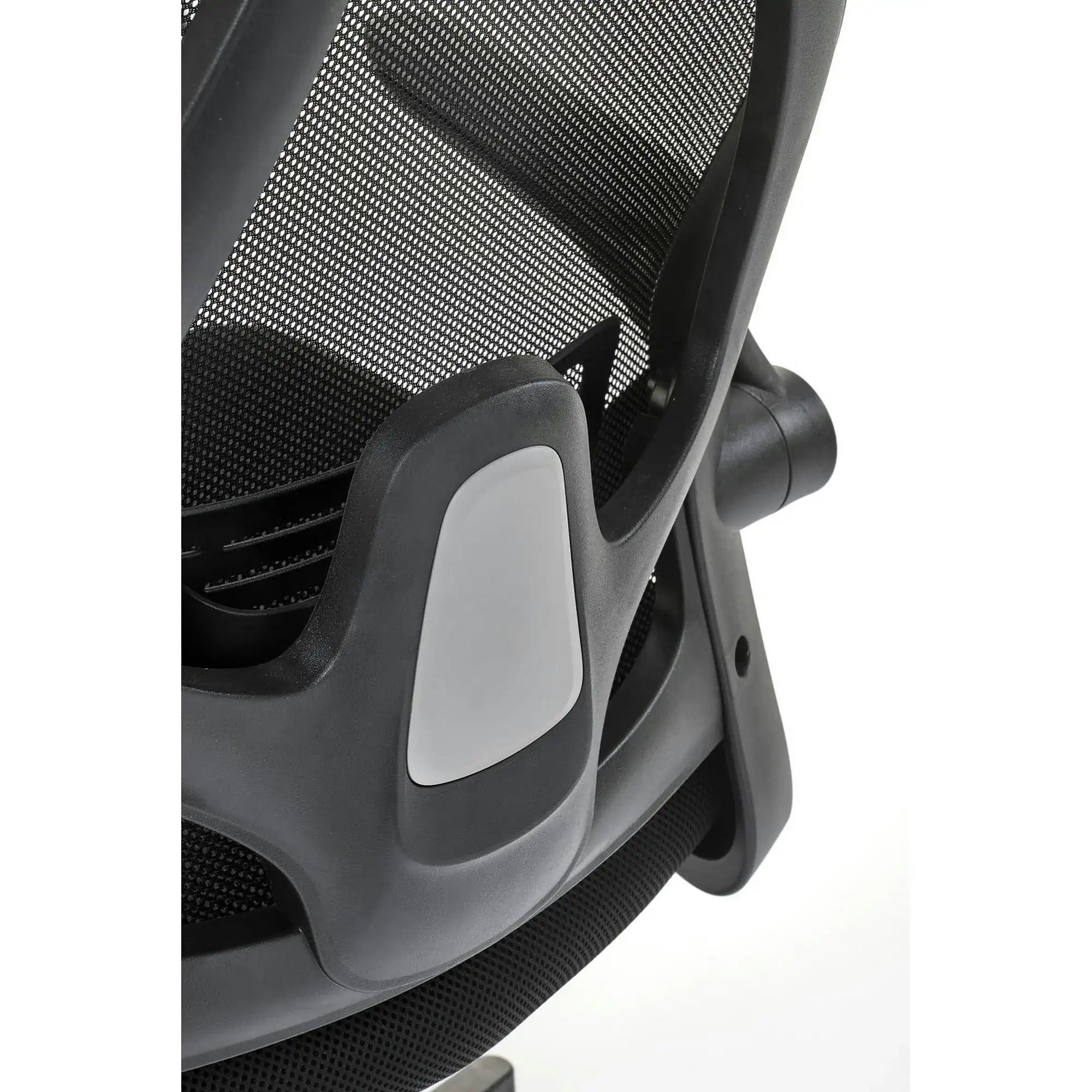 Scaun birou NEGRO, negru, plasa/panza, 59x63x123/130 cm
