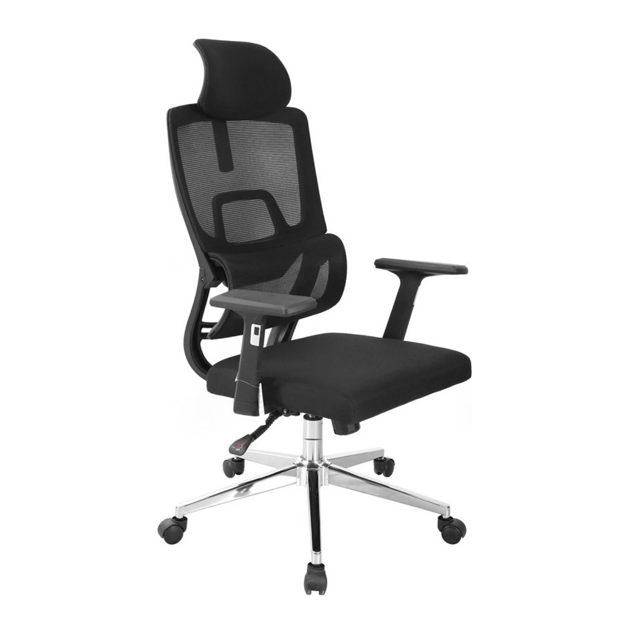 Scaun birou ORIN, negru, stofa/plasa, 68x62x114/124 cm