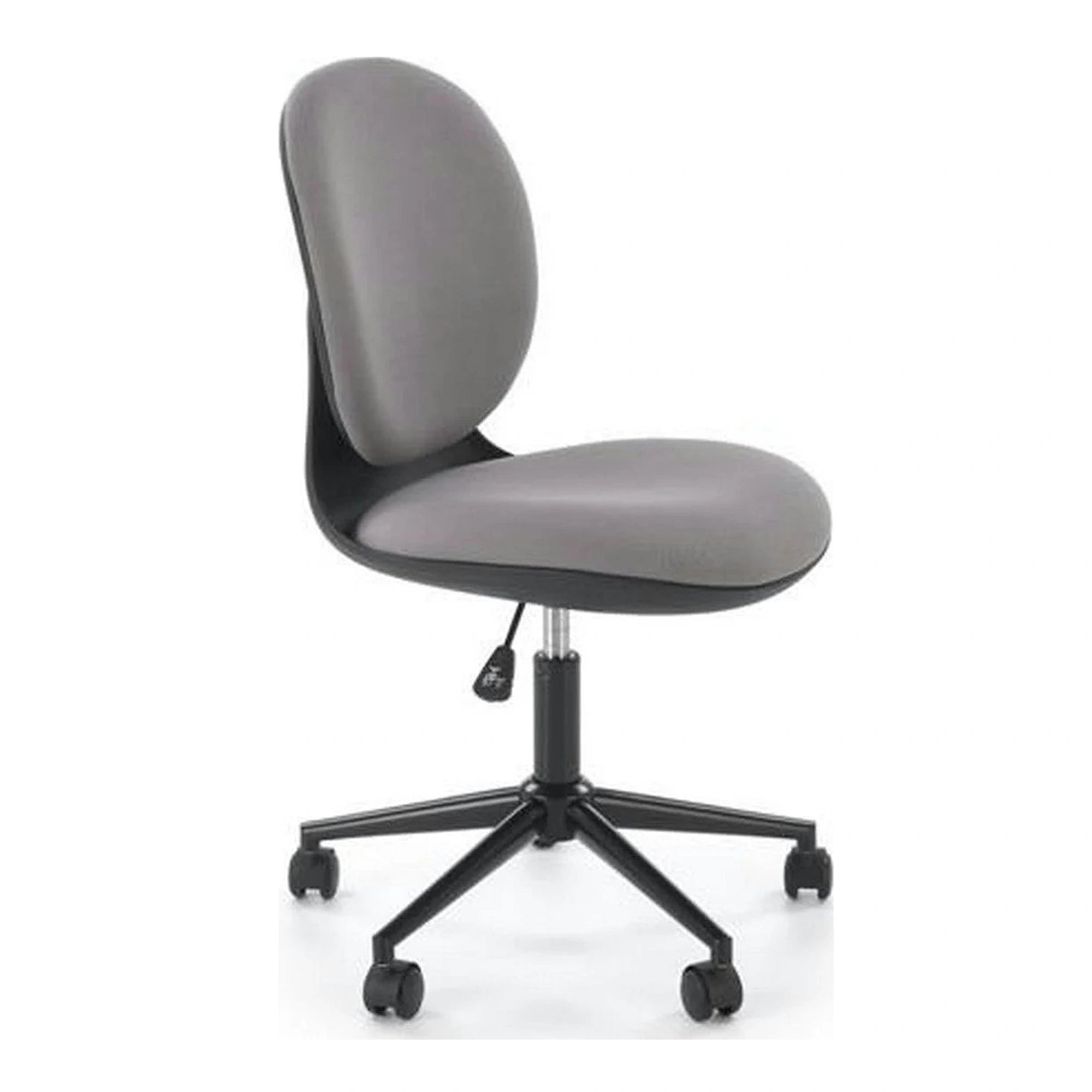 Scaun birou ORION, gri deschis/negru, stofa clasica/polipropilena, 46x55x89/99 cm