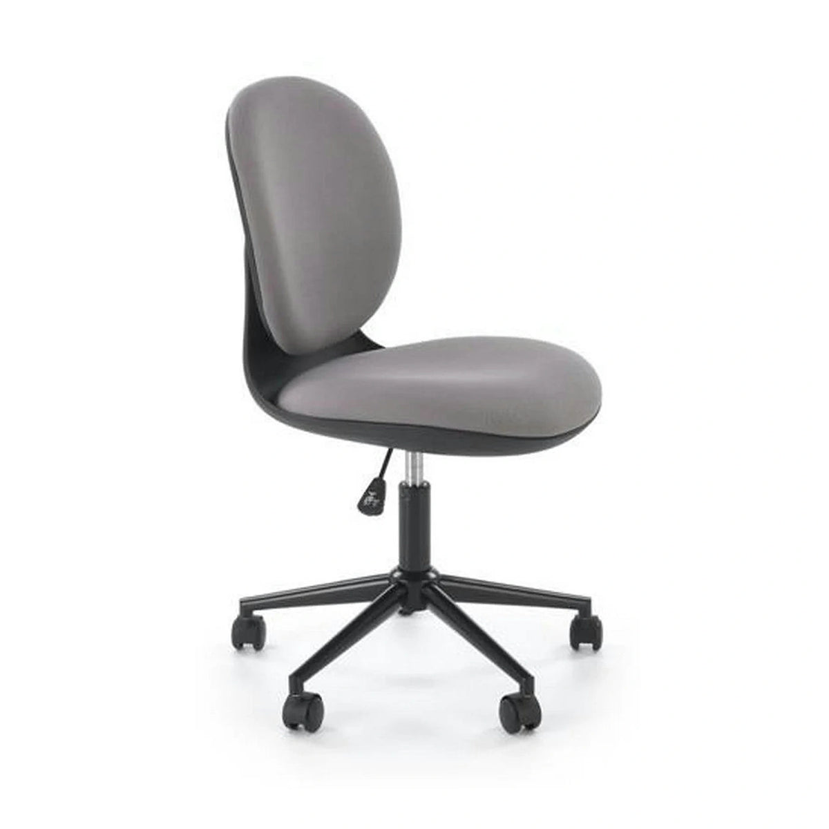 Scaun birou ORION, gri deschis/negru, stofa clasica/polipropilena, 46x55x89/99 cm