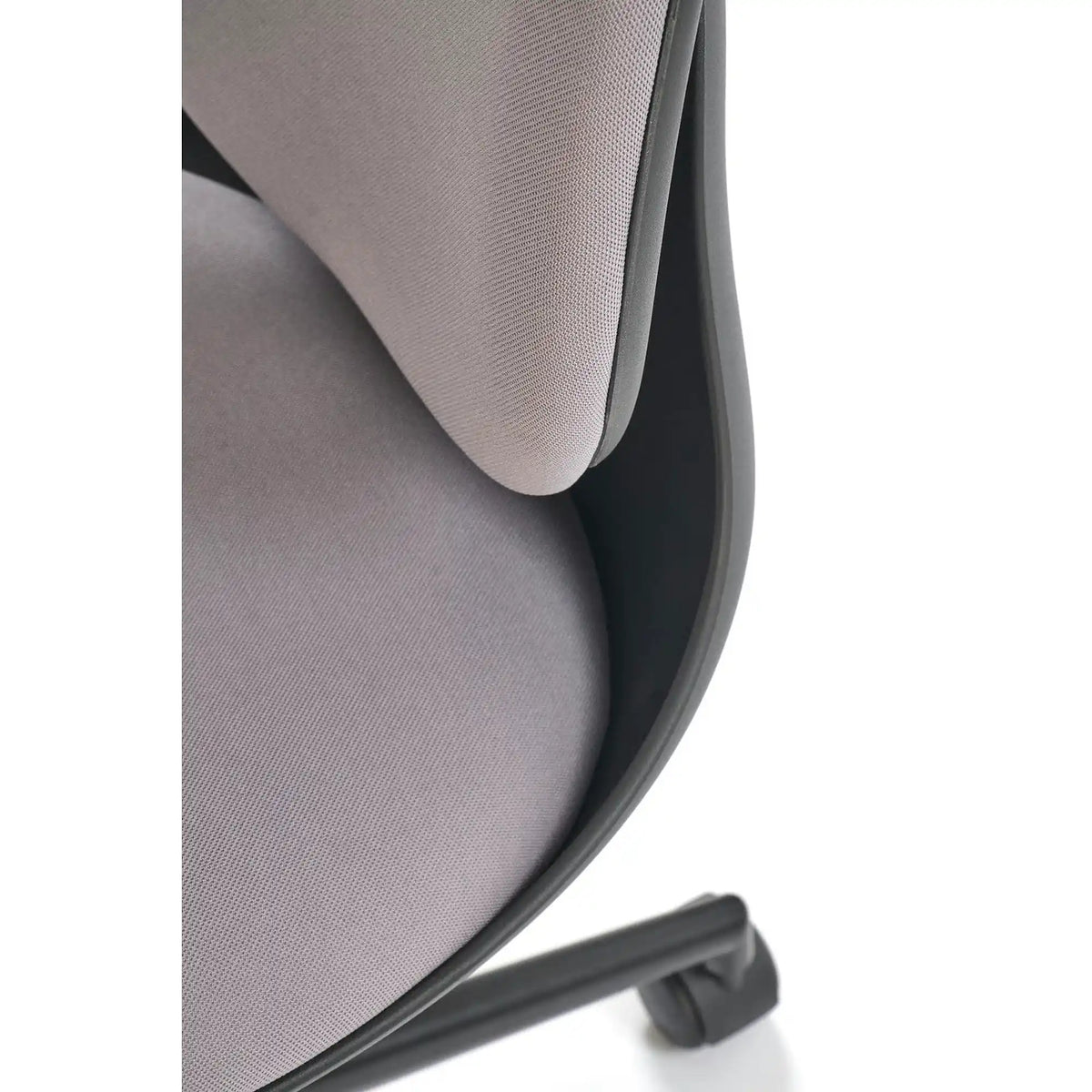 Scaun birou ORION, gri deschis/negru, stofa clasica/polipropilena, 46x55x89/99 cm
