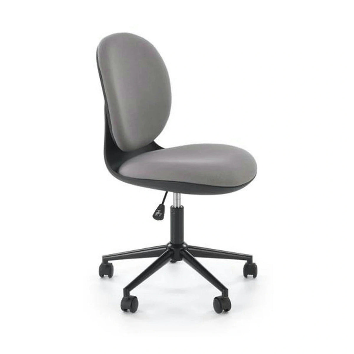 Scaun birou ORION, gri deschis/negru, stofa clasica/polipropilena, 46x55x89/99 cm