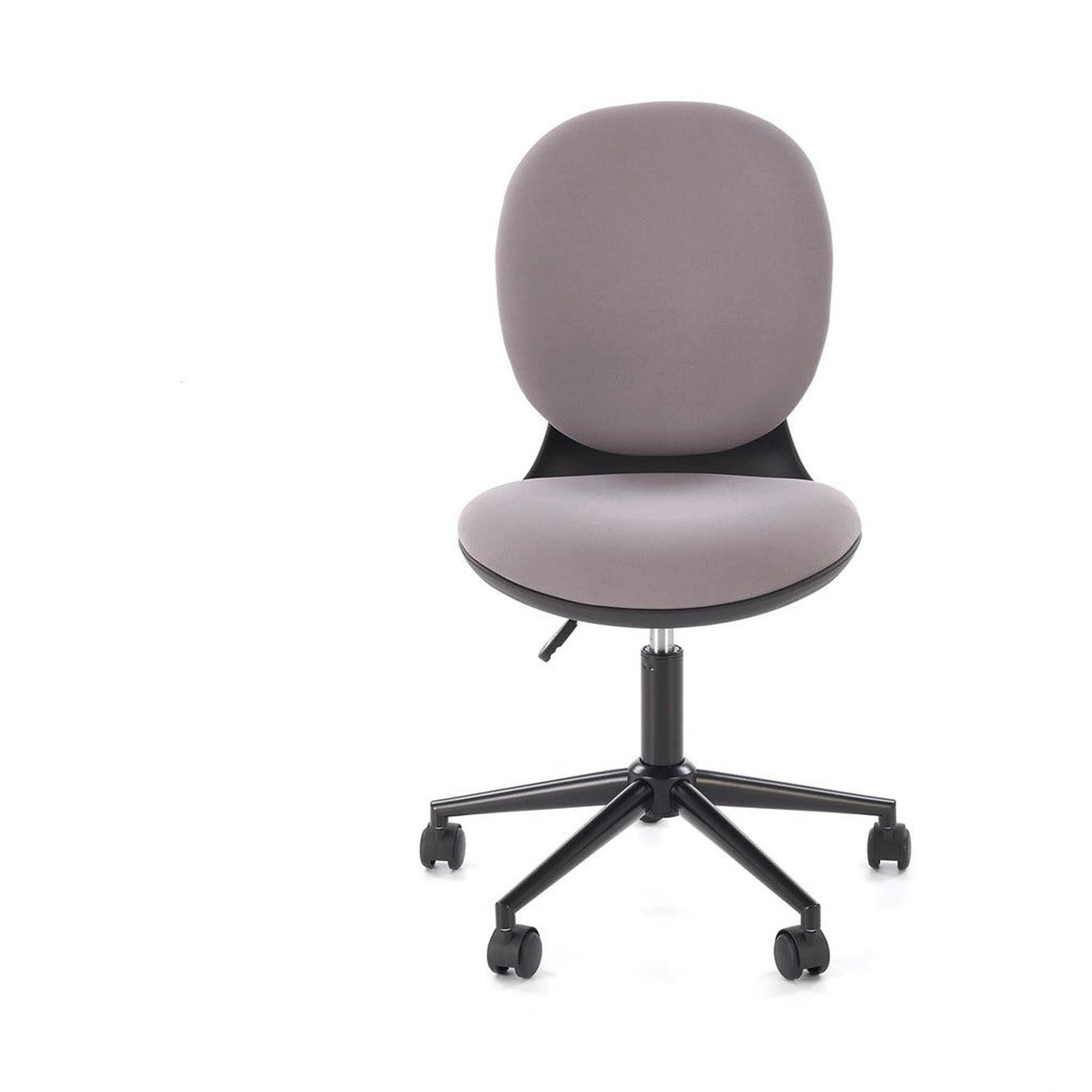 Scaun birou ORION, gri deschis/negru, stofa clasica/polipropilena, 46x55x89/99 cm