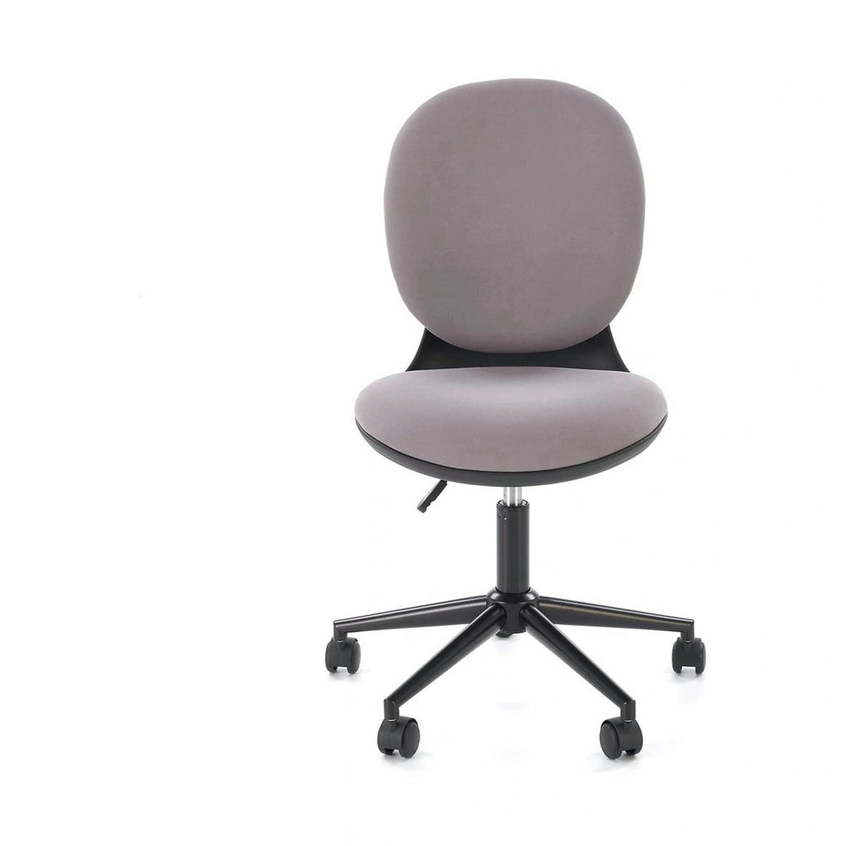 Scaun birou ORION, gri deschis/negru, stofa clasica/polipropilena, 46x55x89/99 cm