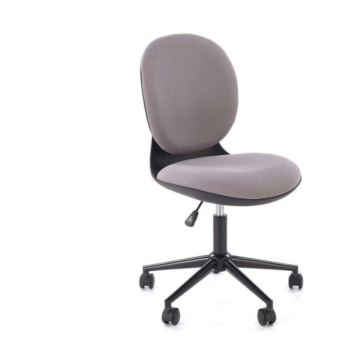 Scaun birou ORION, gri deschis/negru, stofa clasica/polipropilena, 46x55x89/99 cm