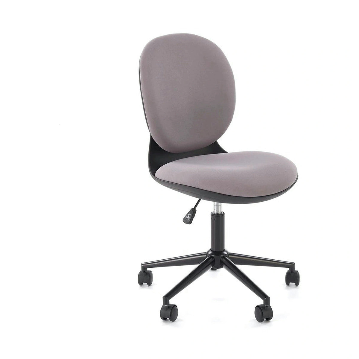 Scaun birou ORION, gri deschis/negru, stofa clasica/polipropilena, 46x55x89/99 cm