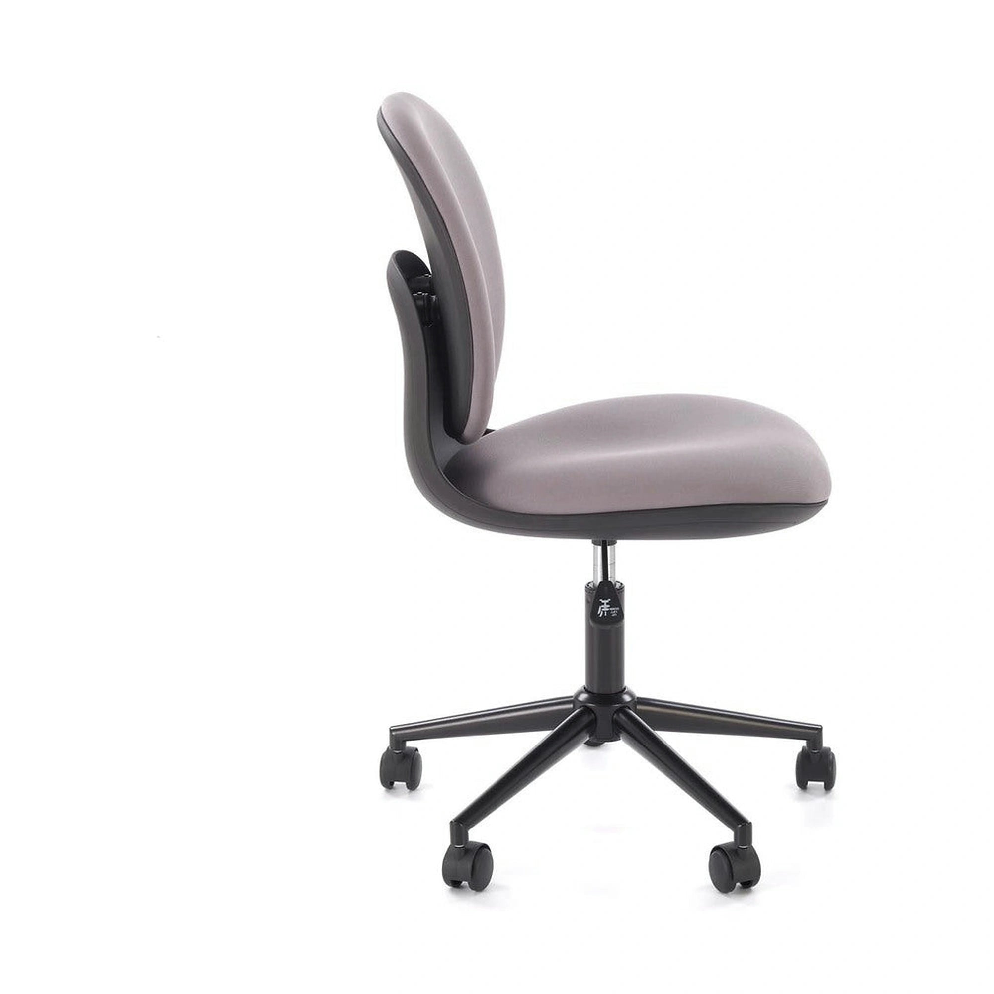 Scaun birou ORION, gri deschis/negru, stofa clasica/polipropilena, 46x55x89/99 cm