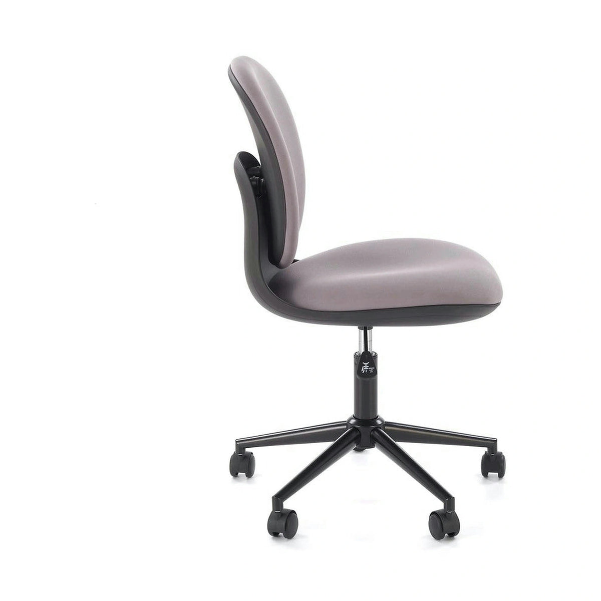 Scaun birou ORION, gri deschis/negru, stofa clasica/polipropilena, 46x55x89/99 cm