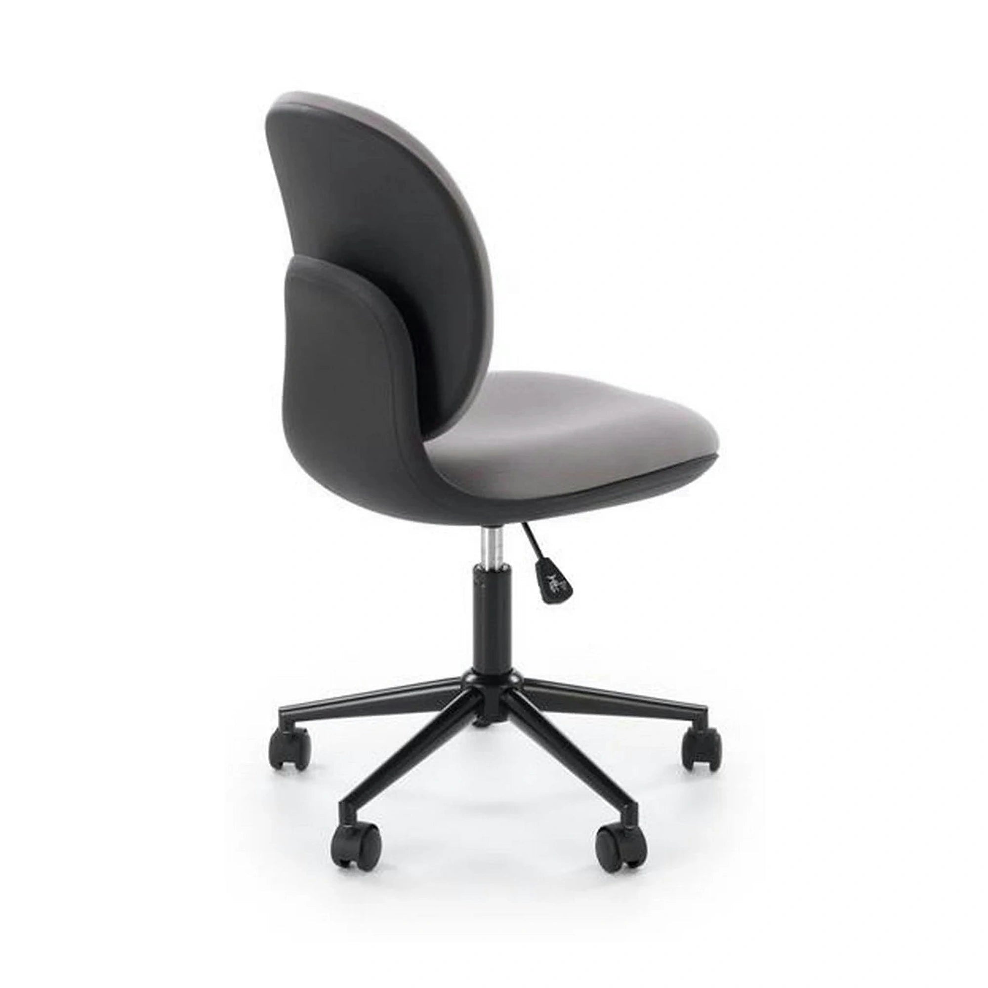 Scaun birou ORION, gri deschis/negru, stofa clasica/polipropilena, 46x55x89/99 cm