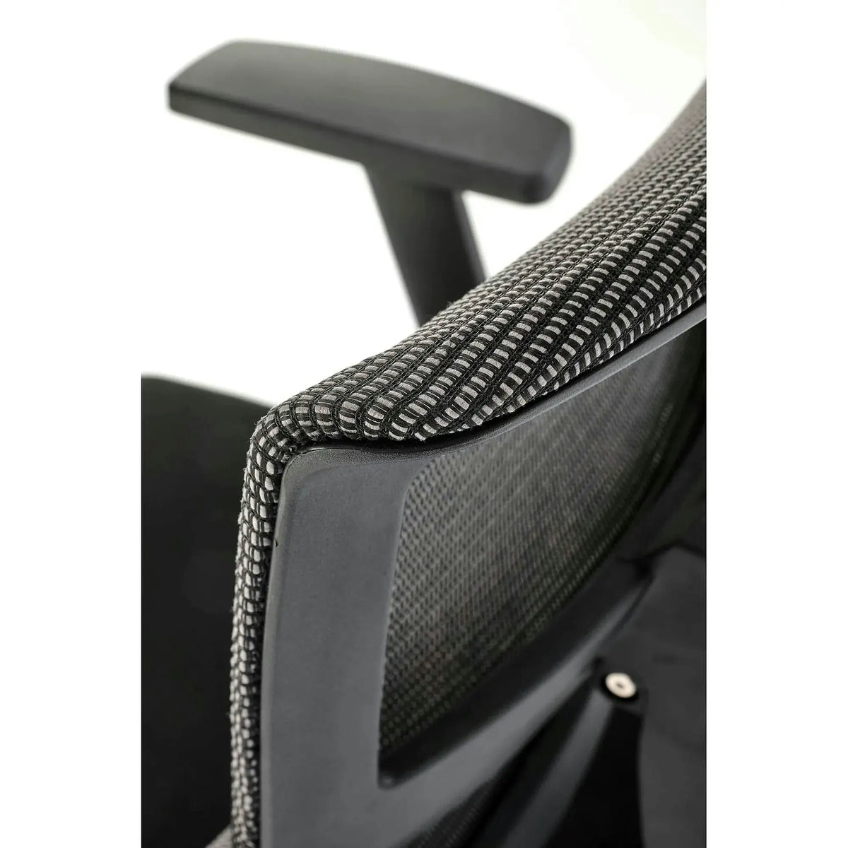 Scaun birou PABLO, negru/gri, stofa/plasa, 64x67x118/127 cm