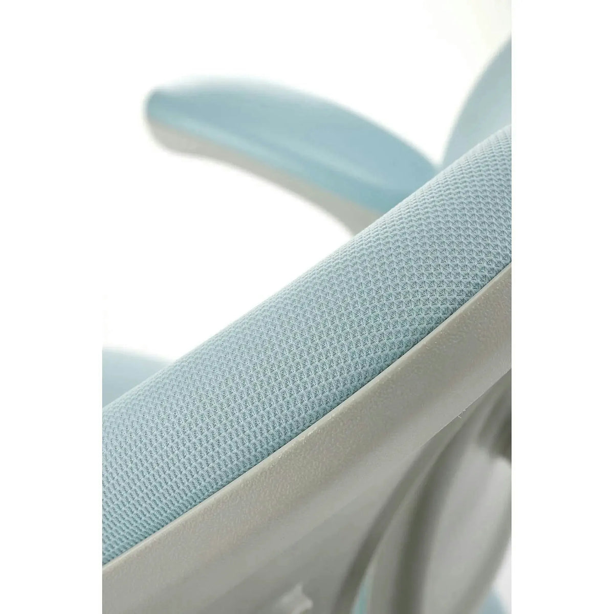 Scaun birou PANCO, albstru deschis/bej, stofa/polipropilena, 58x77x88/100 cm