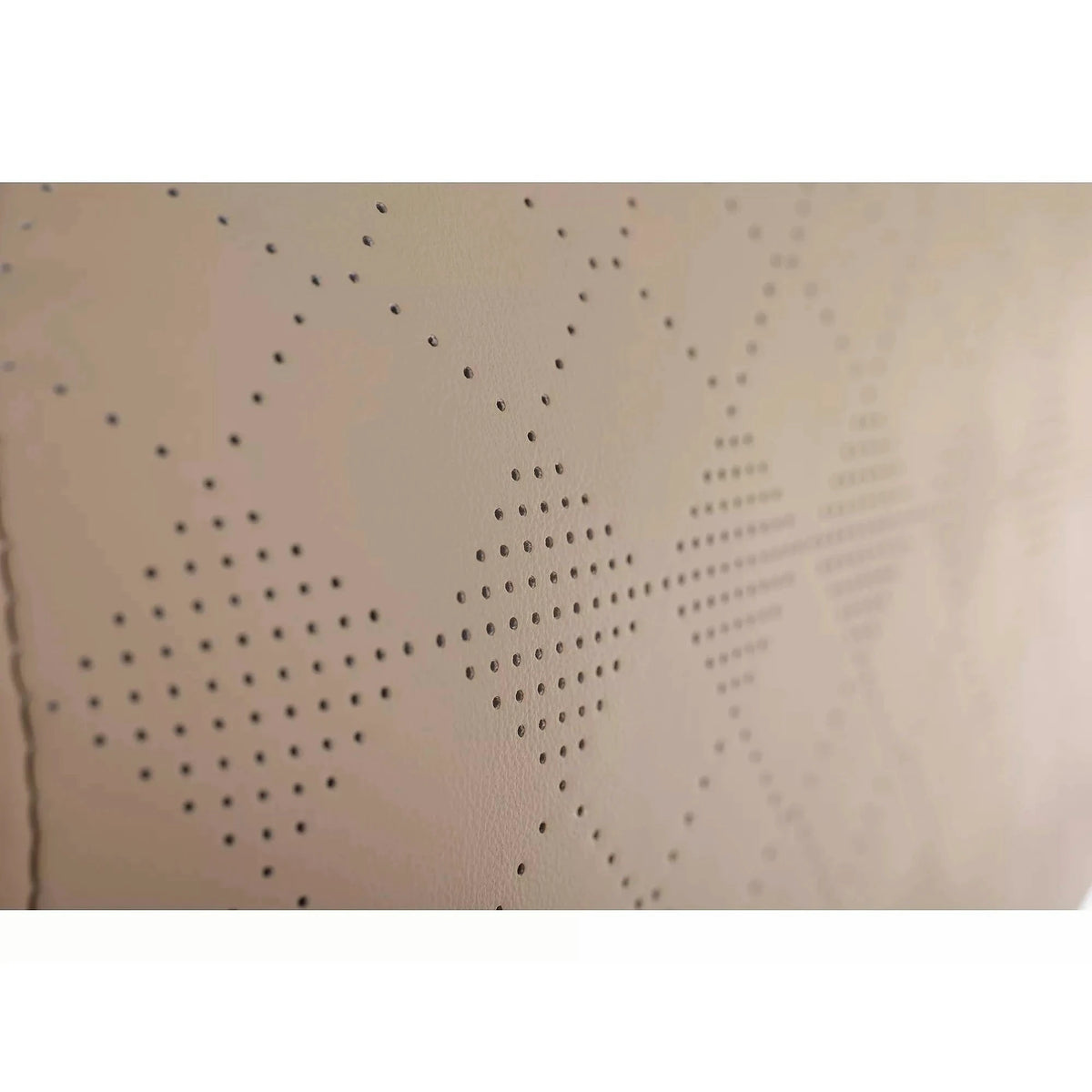 Scaun birou Q-05, bej, piele ecologică, 65x50x117 cm