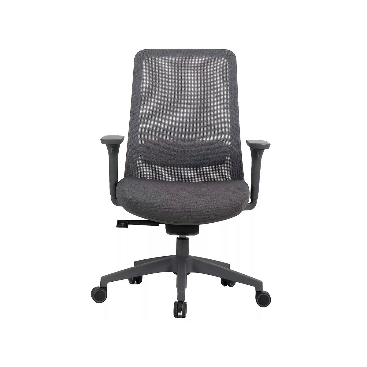 Scaun birou Q-718, gri, plasă