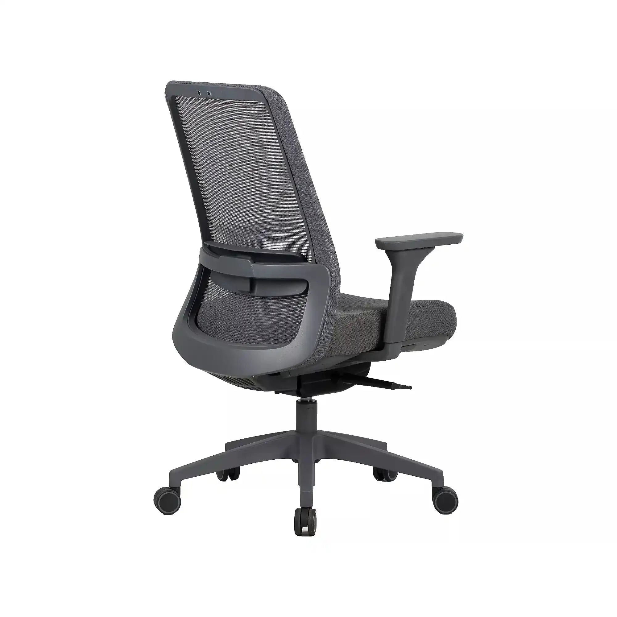 Scaun birou Q-718, gri, plasă