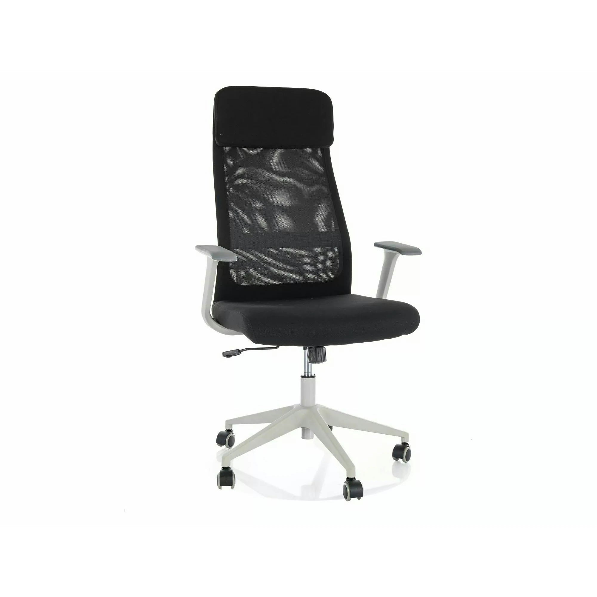 Scaun birou Q-861 R, negru, stofă/plasă, 66x50x113 cm