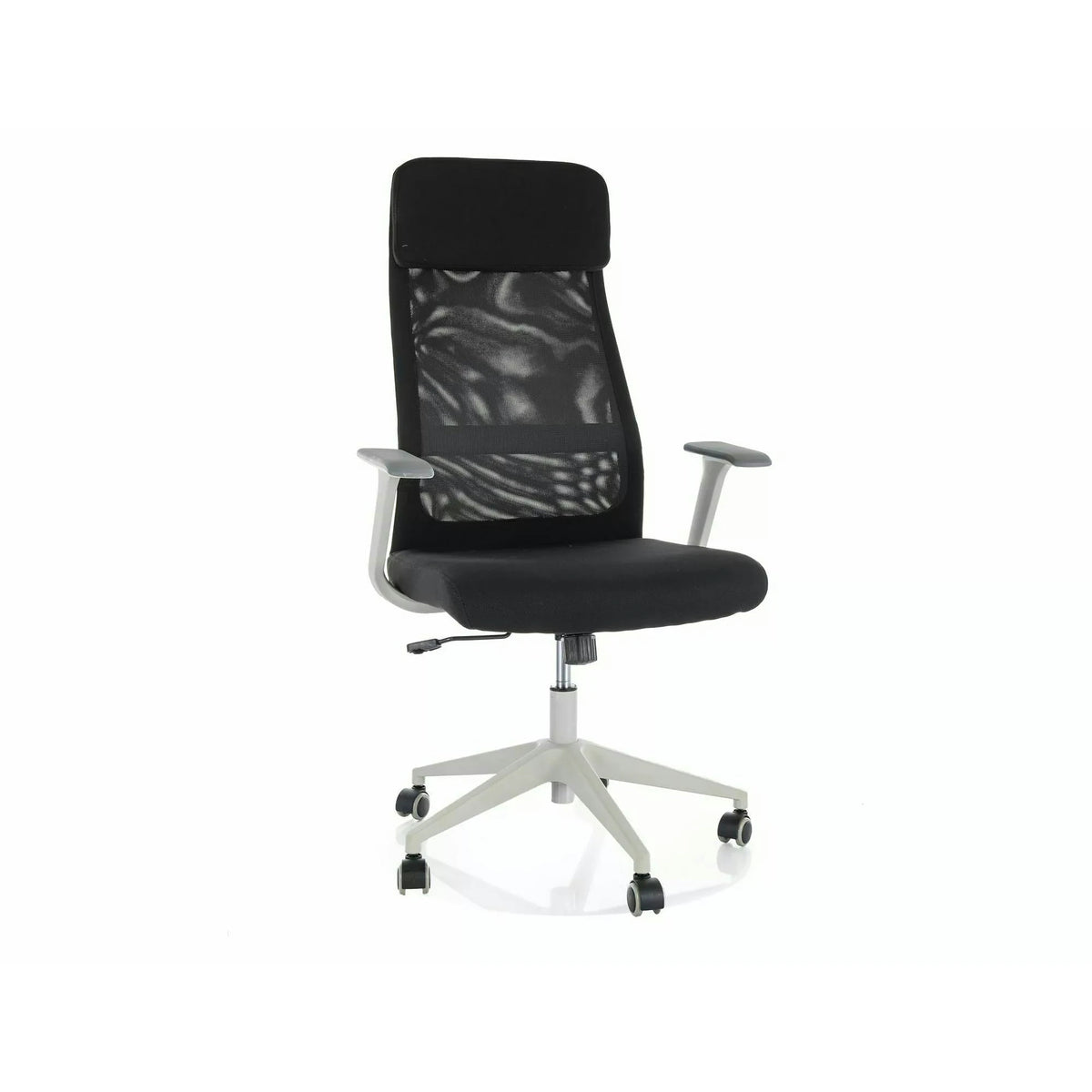 Scaun birou Q-861 R, negru, stofă/plasă, 66x50x113 cm