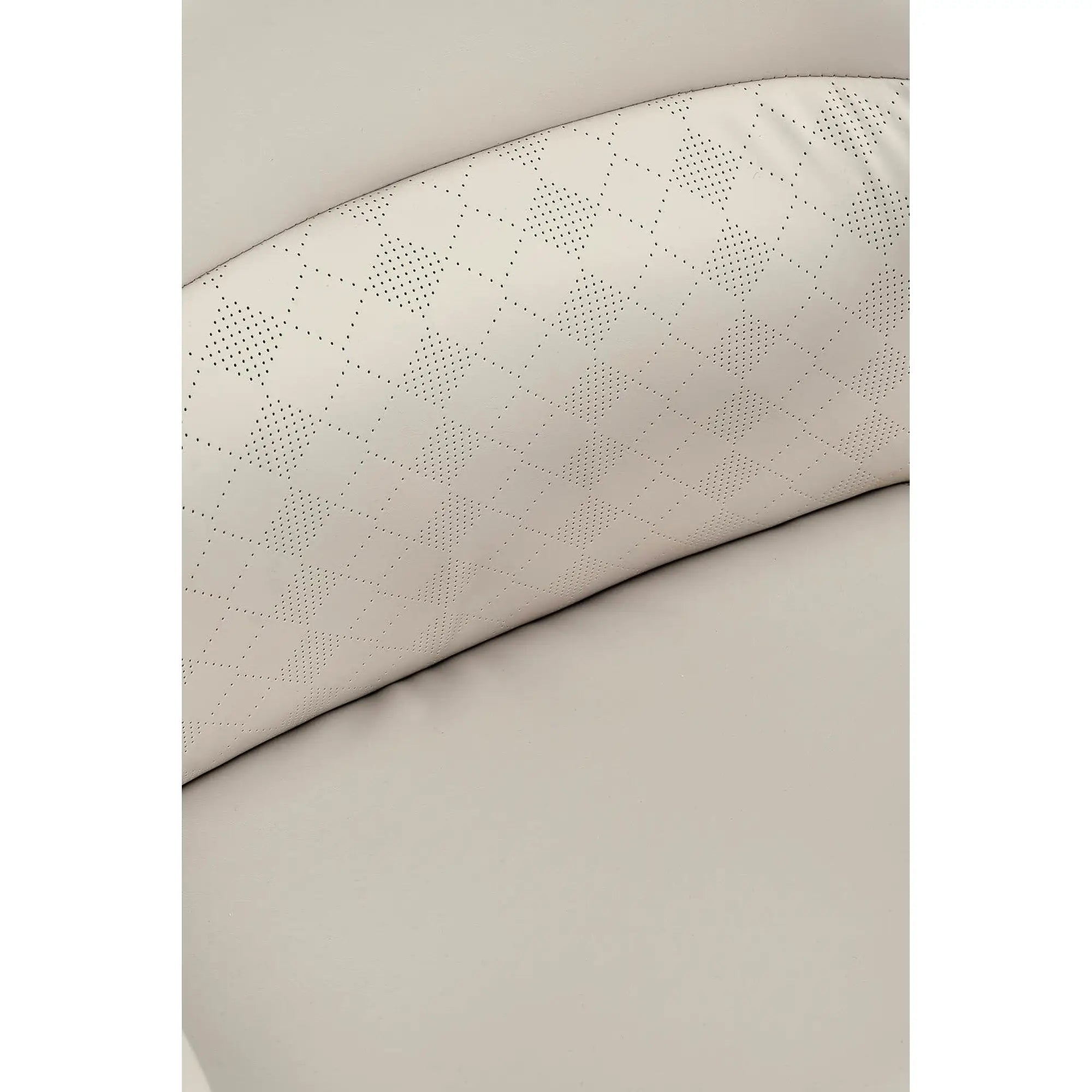 Scaun birou RAZOR, bej/negru, piele ecologica, 66x73x116-124 cm