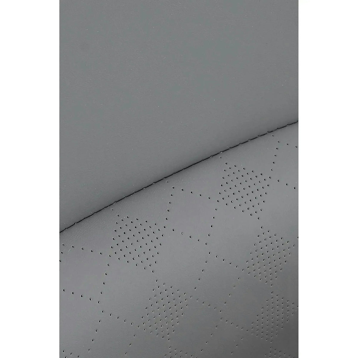 Scaun birou RAZOR, gri/negru, piele ecologica, 66x73x116-124 cm