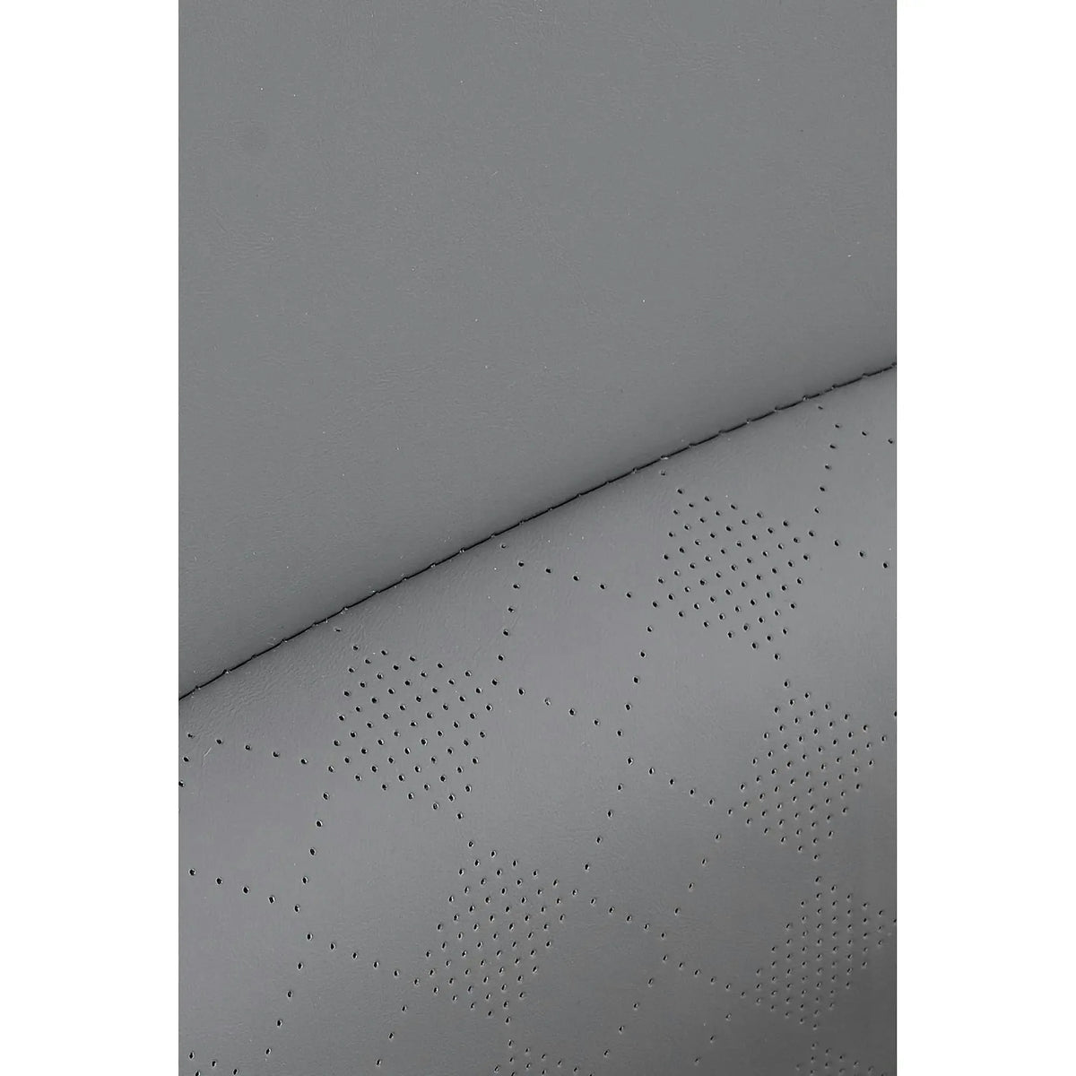 Scaun birou RAZOR, gri/negru, piele ecologica, 66x73x116-124 cm