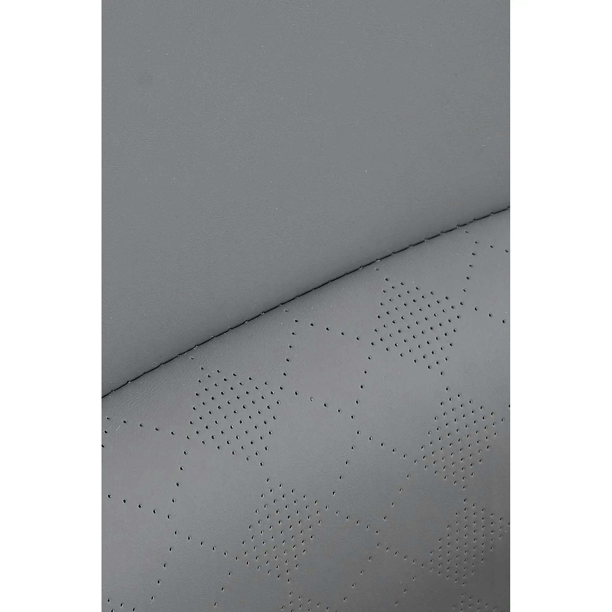 Scaun birou RAZOR, gri/negru, piele ecologica, 66x73x116-124 cm