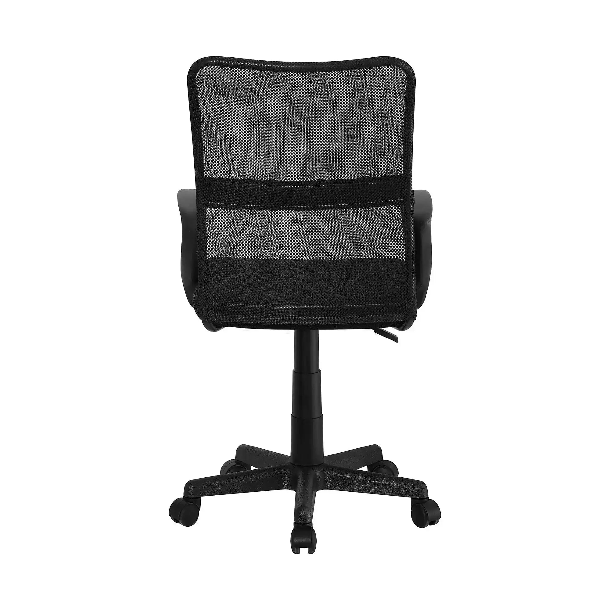Scaun birou REMO 3 NEW, negru, plasa/plastic, 51x53x84/94 cm